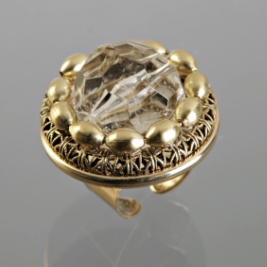 Lenora Dame Cocktail Ring Adjustable Size